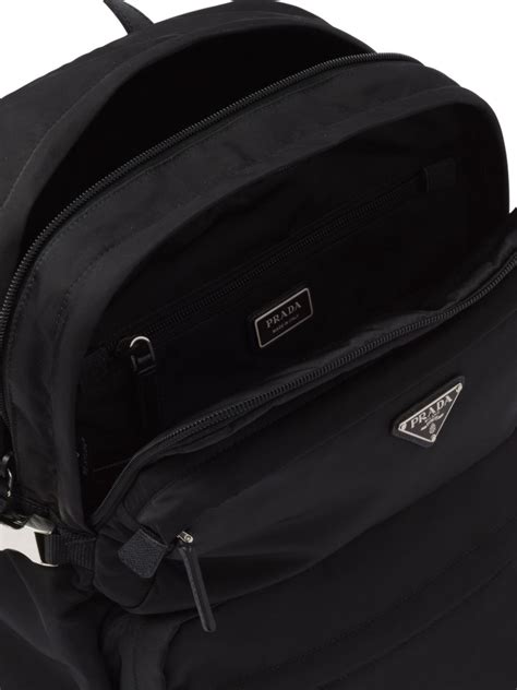 prada re-nylon and saffiano leather backpack|Prada recycled bags.